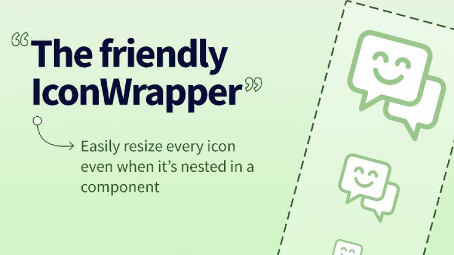 Figma The friendly IconWrapper component