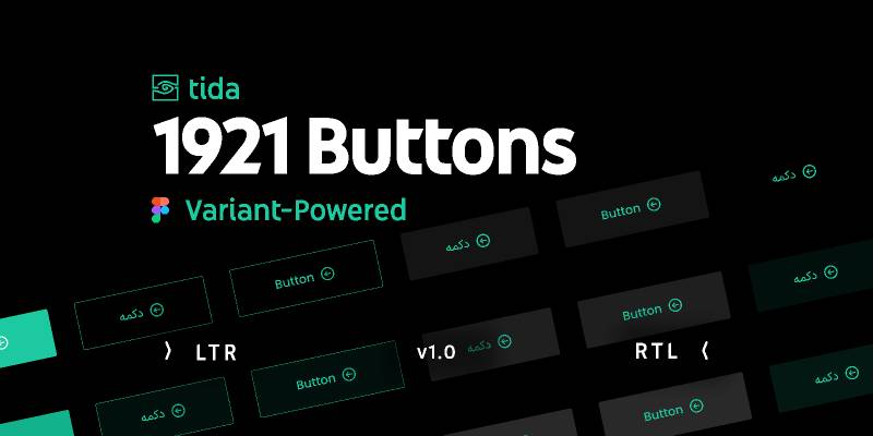 Figma Tida Buttons Variants