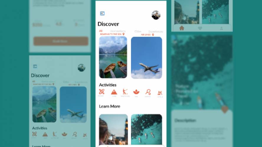 Figma Tourism System App Design Template