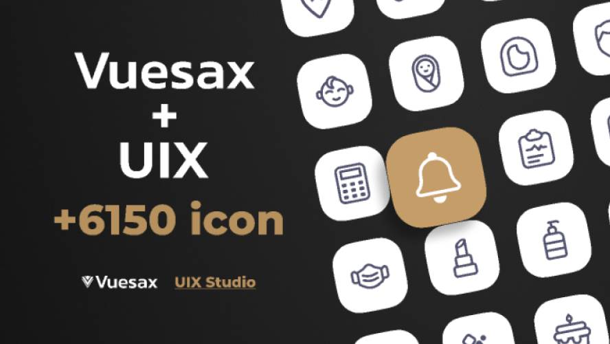Figma Vuesax UIX Icons Set 6150+ free icon