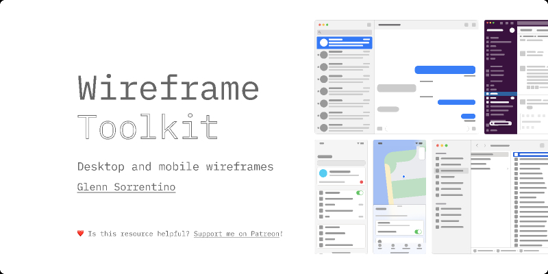 Figma Wireframe Toolkit Free Download