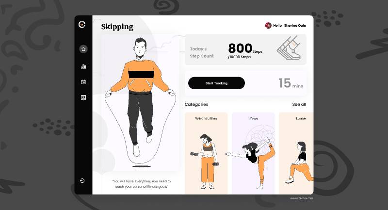Figma Workout Tracker Concept