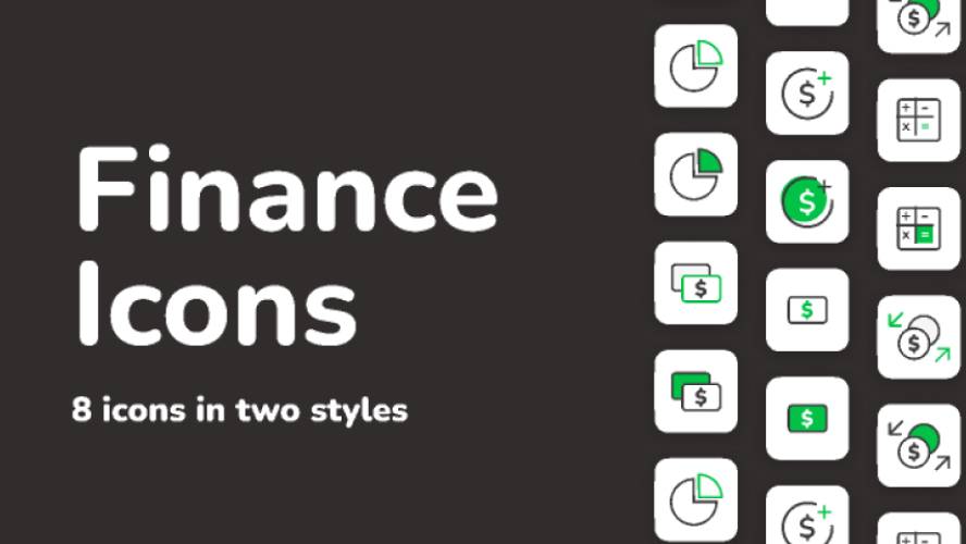 Finance Icons Figma Free Download