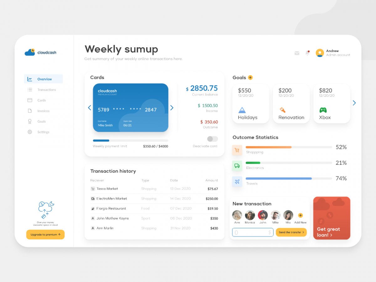 Download Financial Dashboard Figma Template Ui4free Download Financial Dashboard Figma Template Ui4free