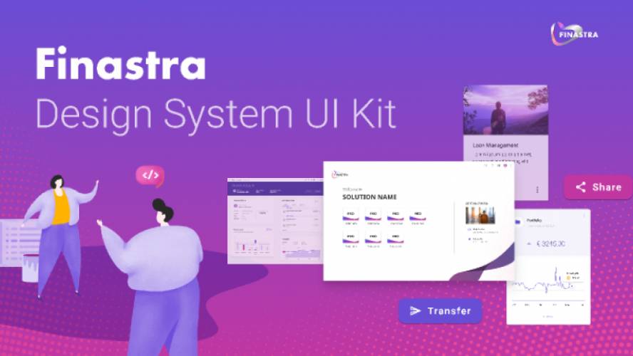 Finastra design system Figma - UI kit figma