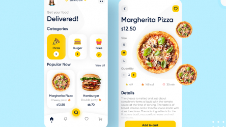 Food App Ui Kit v2 Figma Template - Ui4free.com