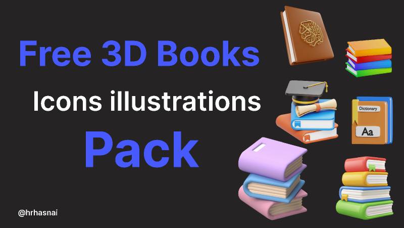 Free 3D Icons Illustrations Pack