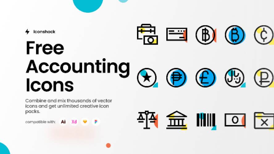 Free Accounting Icons Figma Template