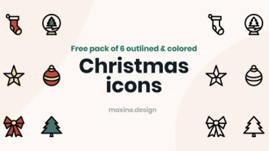 Free Christmas Icon Set Figma Resource