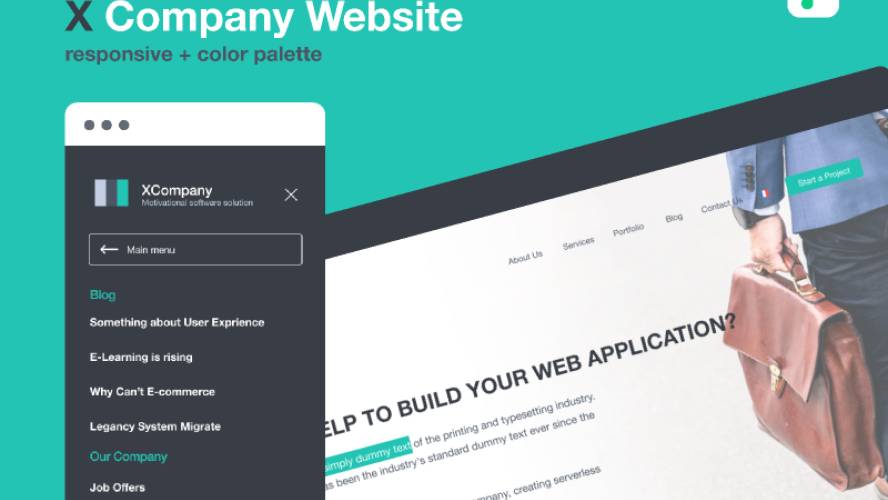 Free company website (one page)