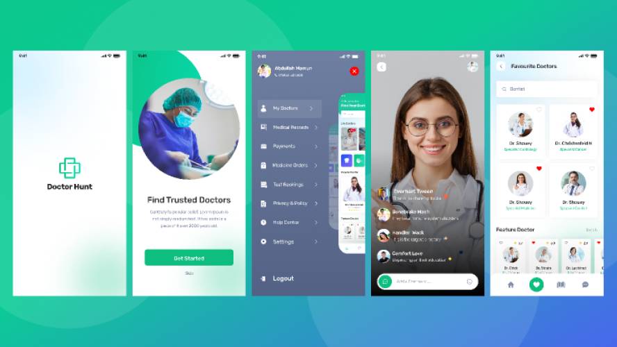 Download Health App UI Design Figma Template - Ui4free.com