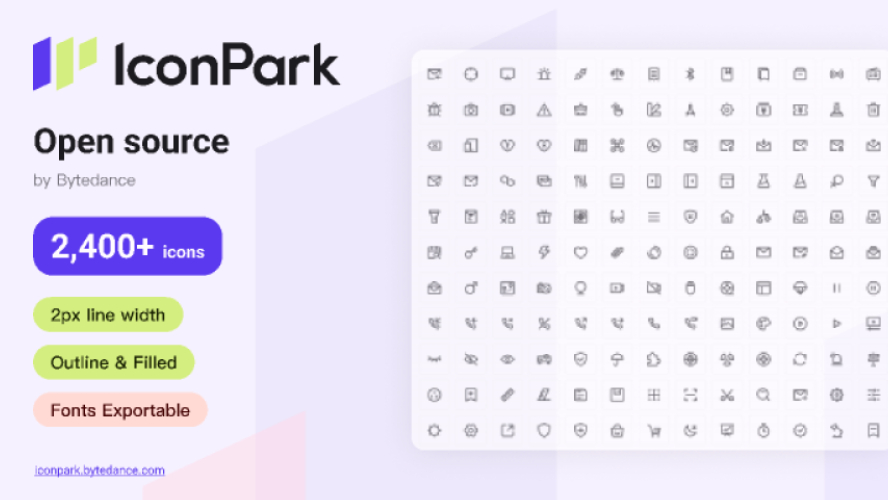 Free Download 2400+ IconPark 2px(outline & filled)