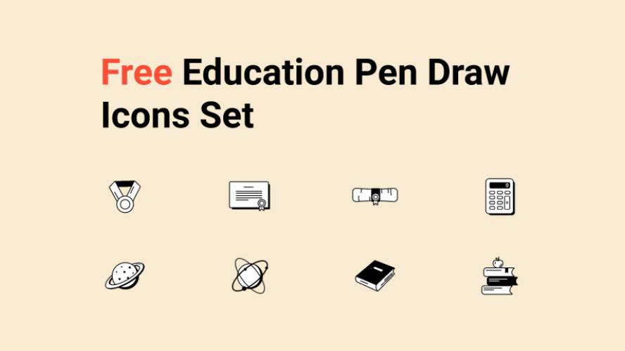 Free Education illustrations Figma