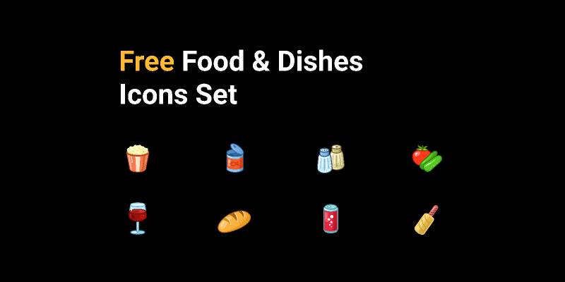 Free Food Icons Set Figma free