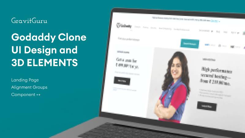 Free Godaddy Clone Figma Website Template | UI4Free
