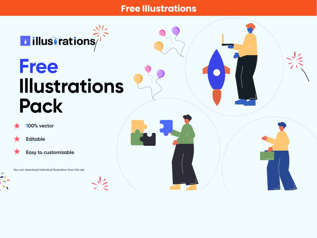 free illustrations for commercial use download pack