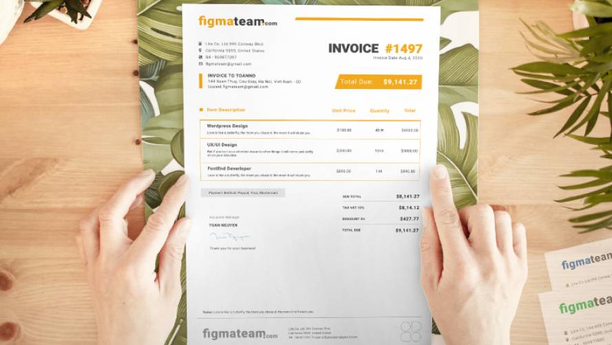 Free Invoice template