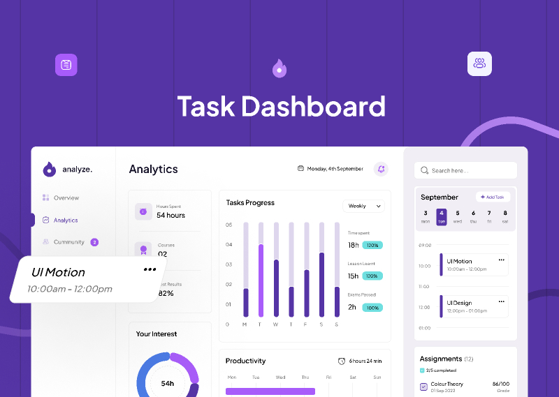 Free Task Management Dashboard