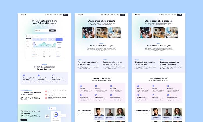 Full ux design Kit figma template | UI4Free