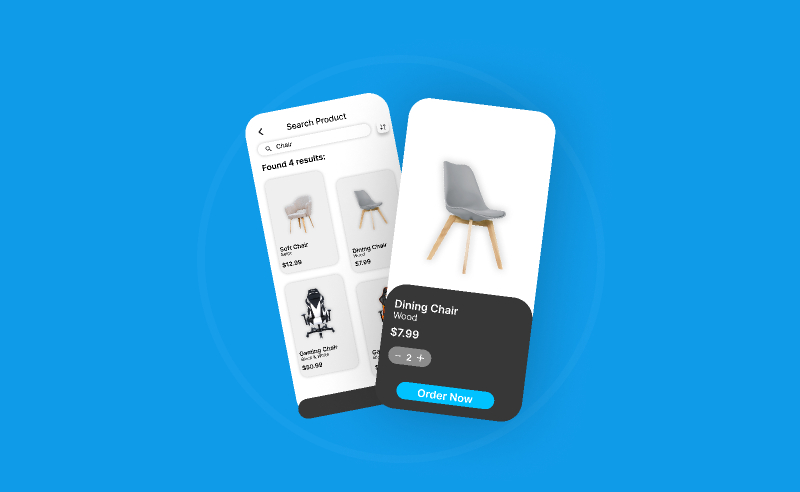 Furniture App Figma Mobile Free Template