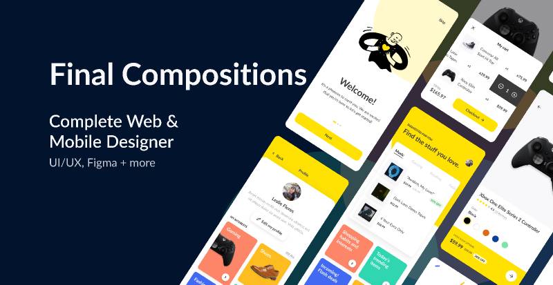 Gaming Online Store Figma Mobile Ui Kit | UI4Free