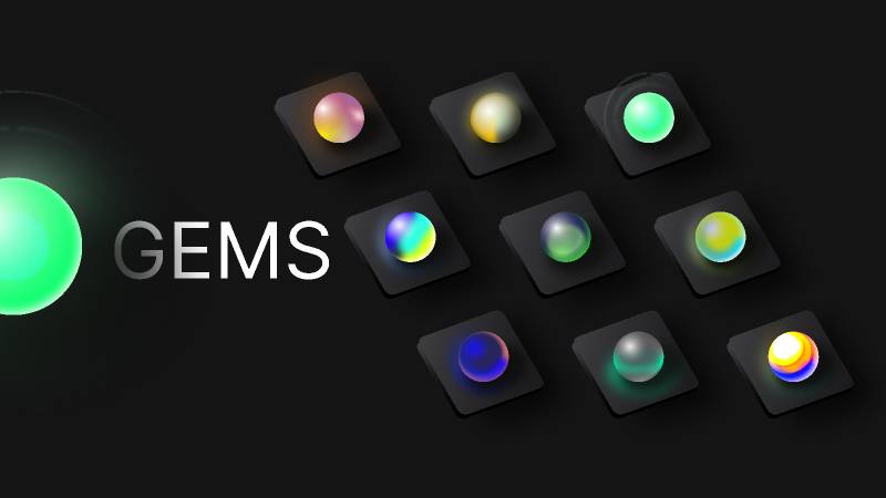 GEMS Figma Game Ui Kit | UI4Free