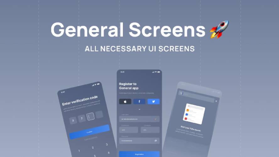 General Screens - Figma UI Kit