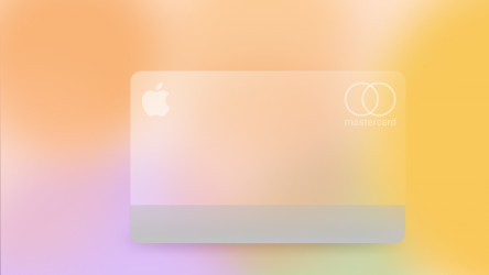 Glassmorphic Apple Card Figma