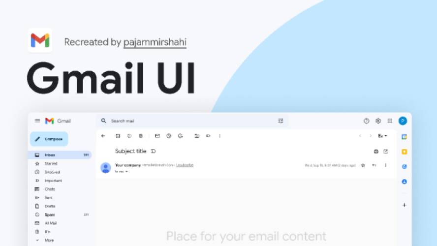 Gmail Inbox 2022 Figma Ui Kit