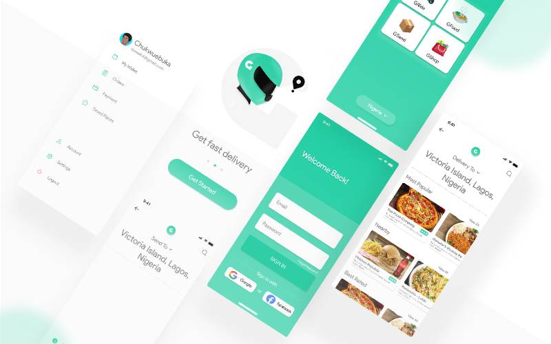 Gokada UI Concept Figma Mobile Template | UI4Free