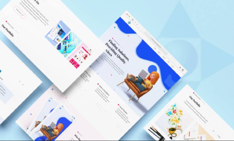 Hero Header Design Figma Web Ui Kit | UI4Free