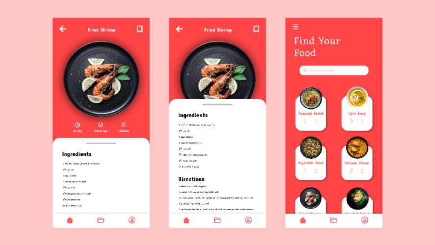 Home Page Food App Figma Template