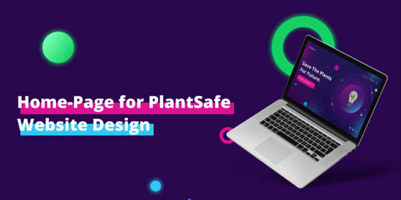 Home-Page for Plantsafe figma free