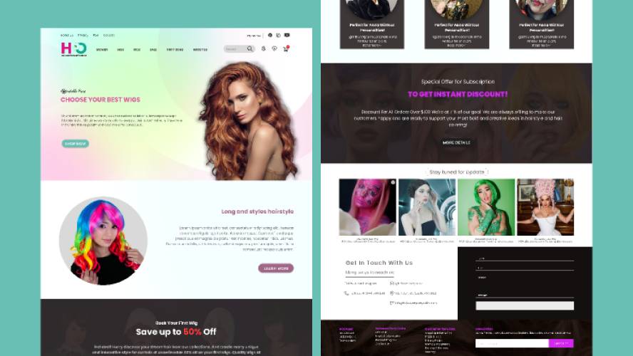 HPO Fashion E-commerce Figma Website Template