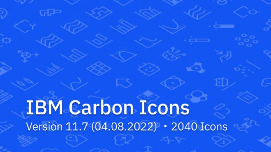 IBM Carbon Icons Figma Free Resource