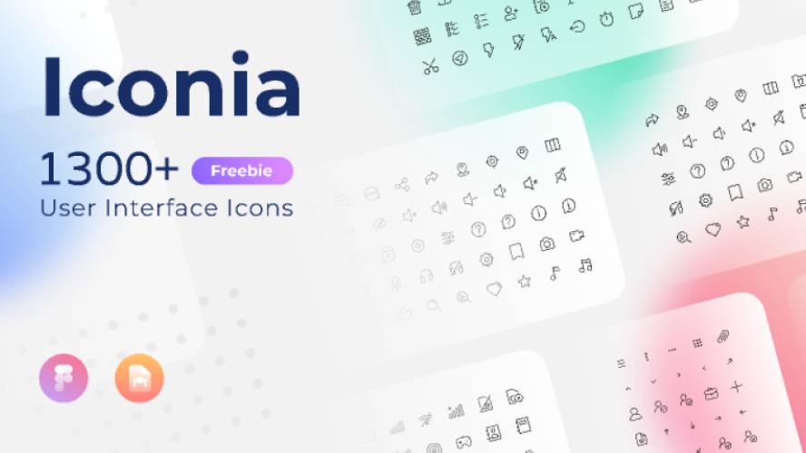 Iconia Freebie - User Interface Icon Figma Free Download