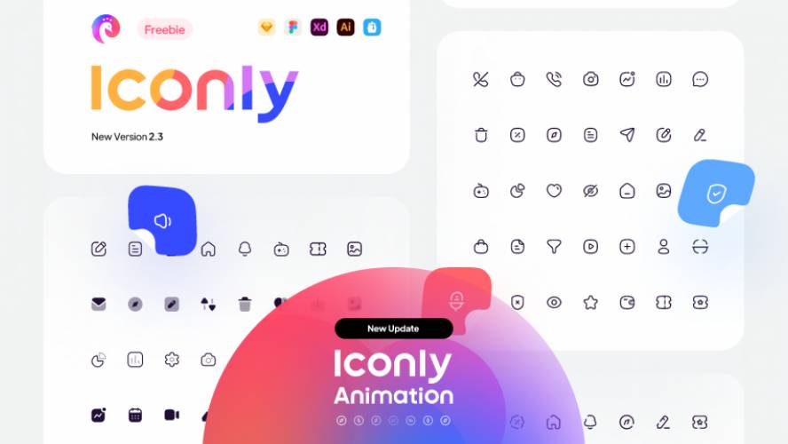 Iconly 2 - Essential icons figma