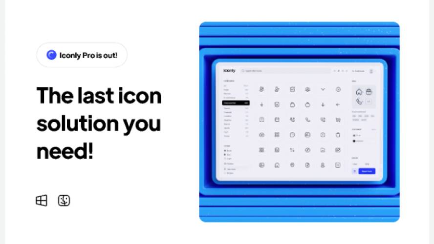 Iconly 2.3 Free icons + Iconly app