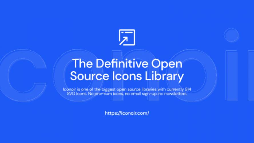 Iconoir The Definitive Open Source Icons Library Figma