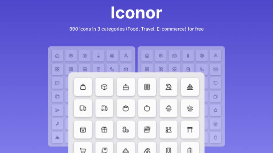 Iconor 400+ Icon Figma Free Download