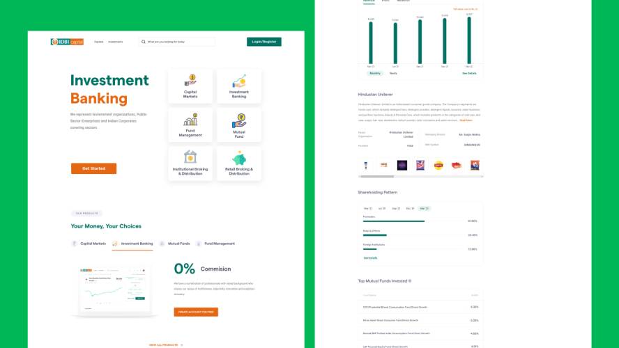 Investment Banking Home Page Figma Website Template