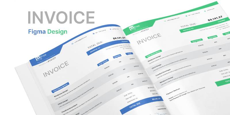 Invoice Figma Design Free