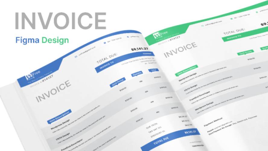 Invoice Figma Design Free
