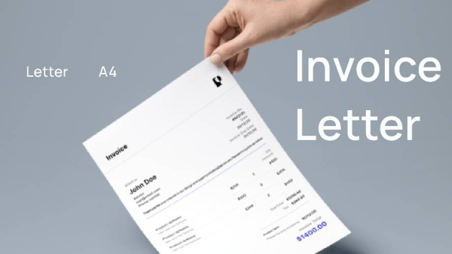 Invoice Letter figma template