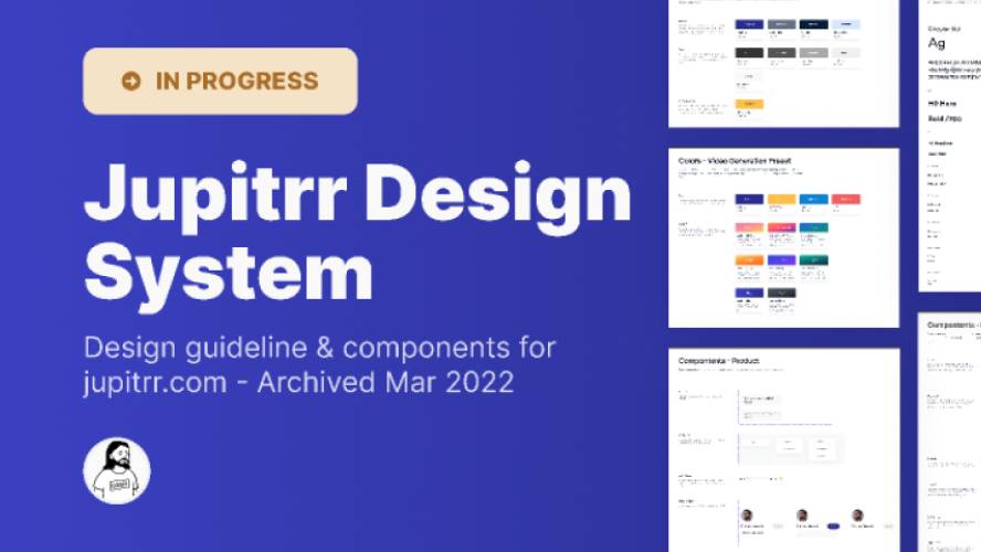 Jupitrr Design System - Open Source File Figma Template