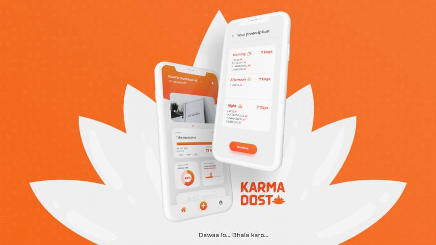 Karma Dost- Health & Wellness Figma design
