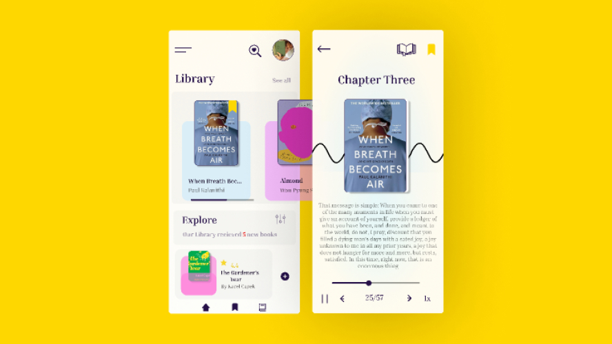 Library App Figma Mobile Template