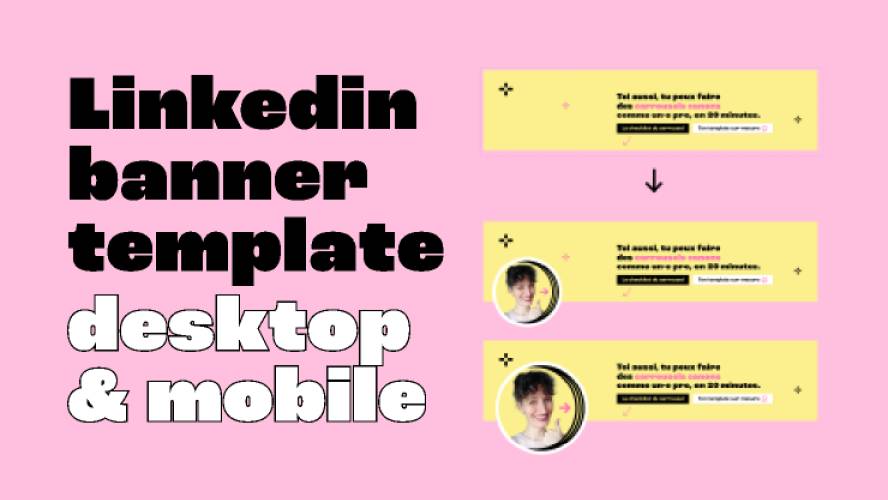 Linkedin banner template Figma free download