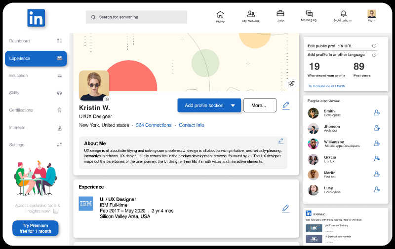 linkedin figma