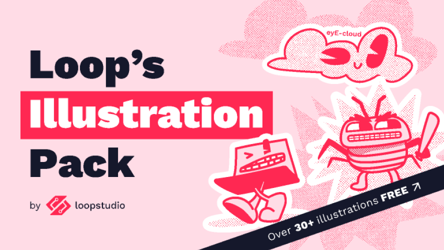Loop's Illustration Pack Figma Free Download